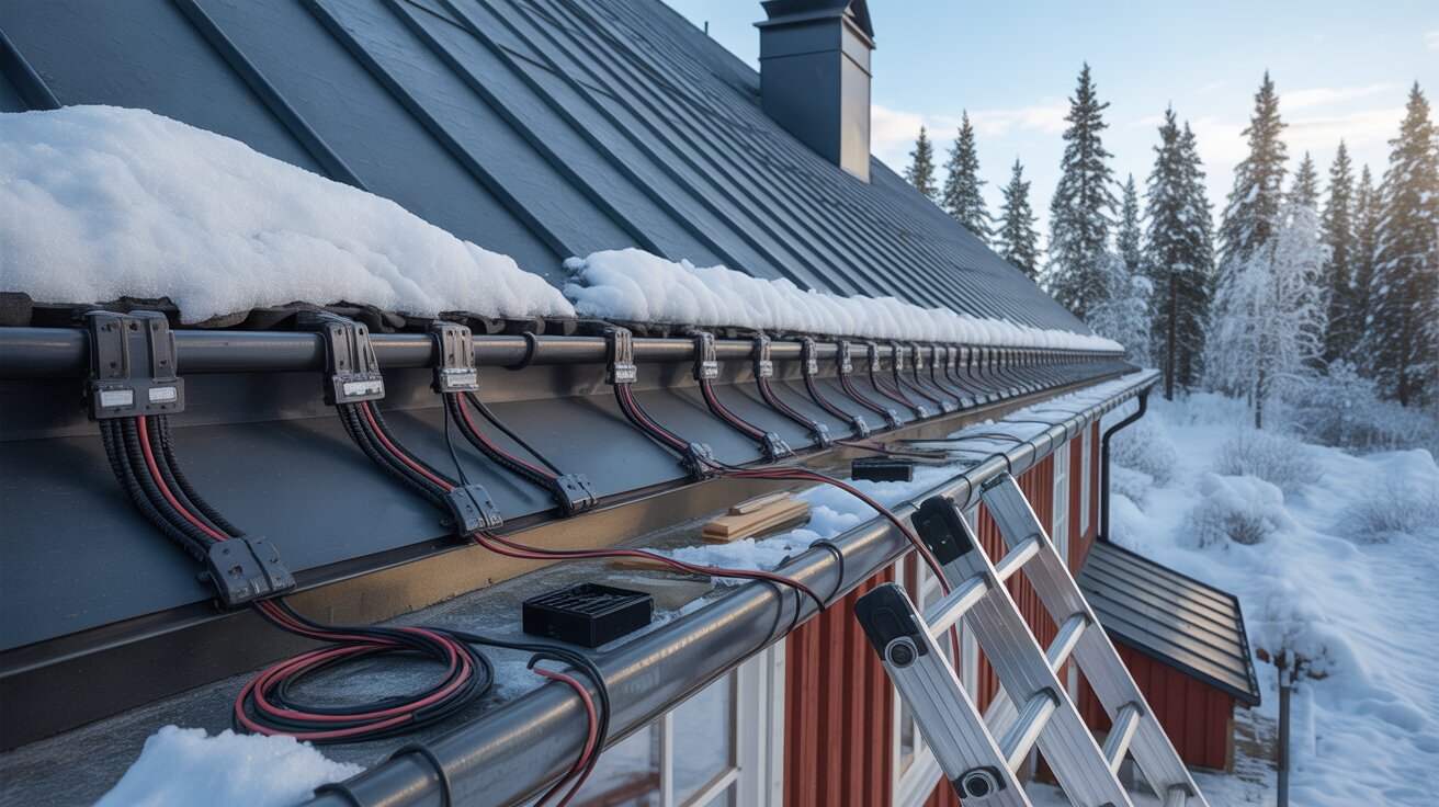 Installation av Takvärme