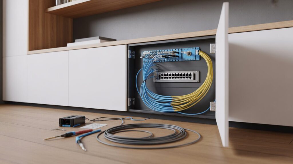 Telekom, Mesh nätverk, Fiber & Nätverksinstallation